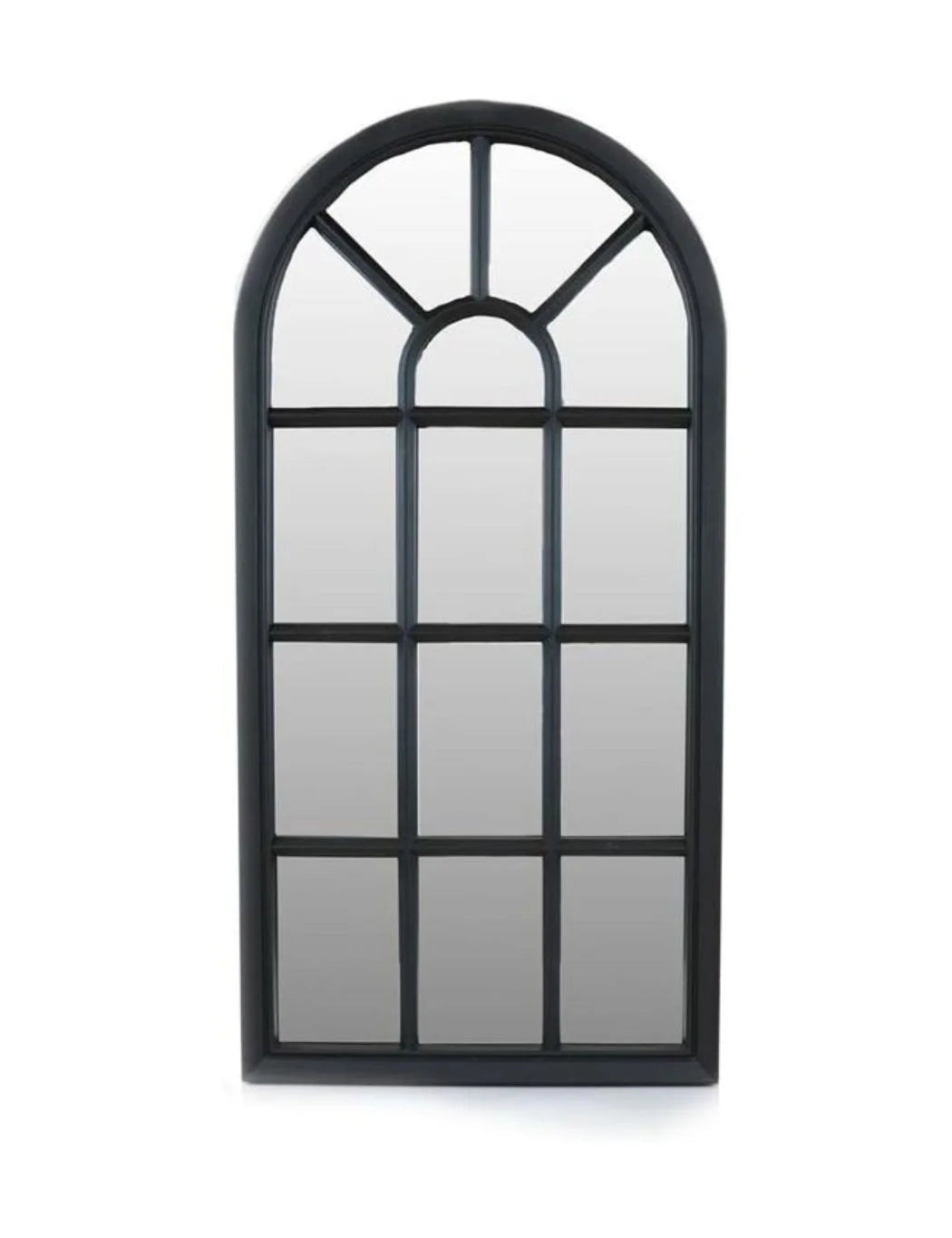 Arched Window Wall Mirror 69×34 cm – Indoor Outdoor Decorative Style | Sparkle Decors UK